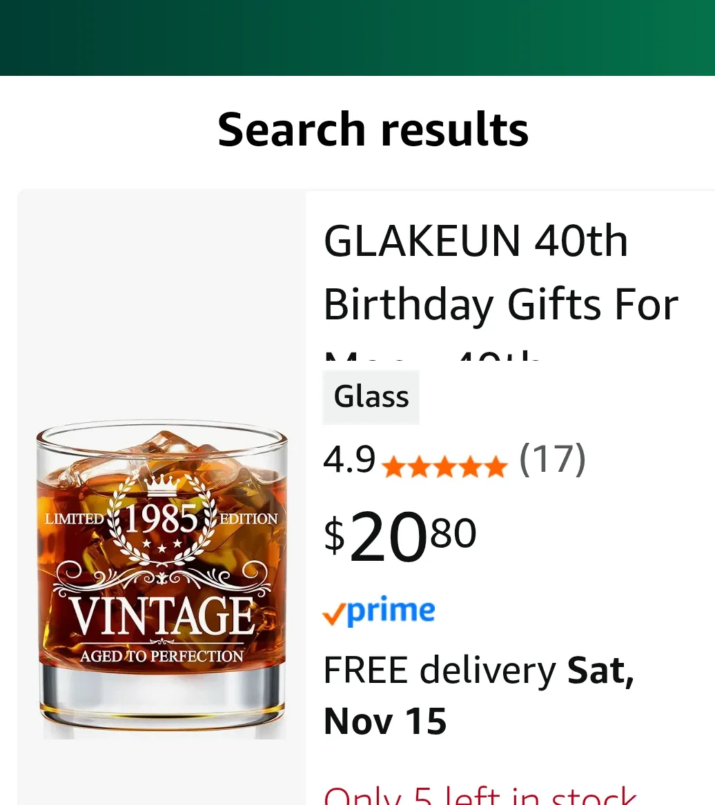 BN in Box 1983 Glass Tumbler image indicator(3)