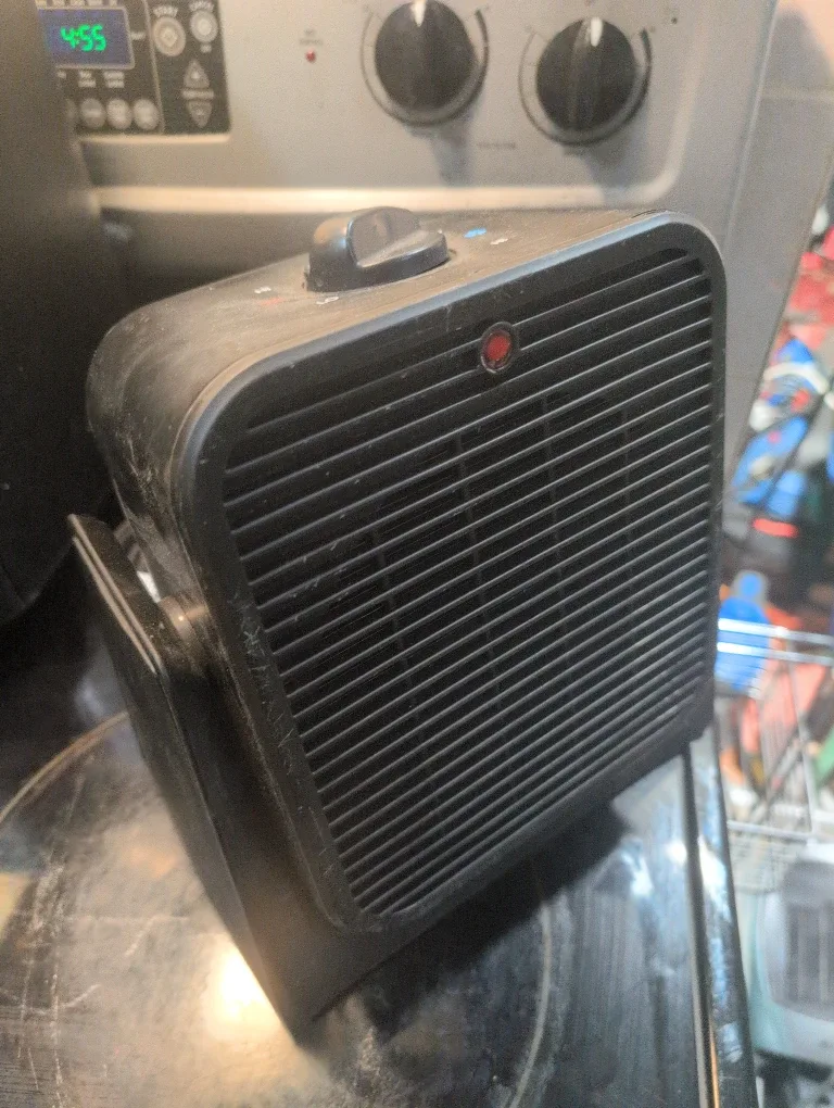 Black Portable Space Heater