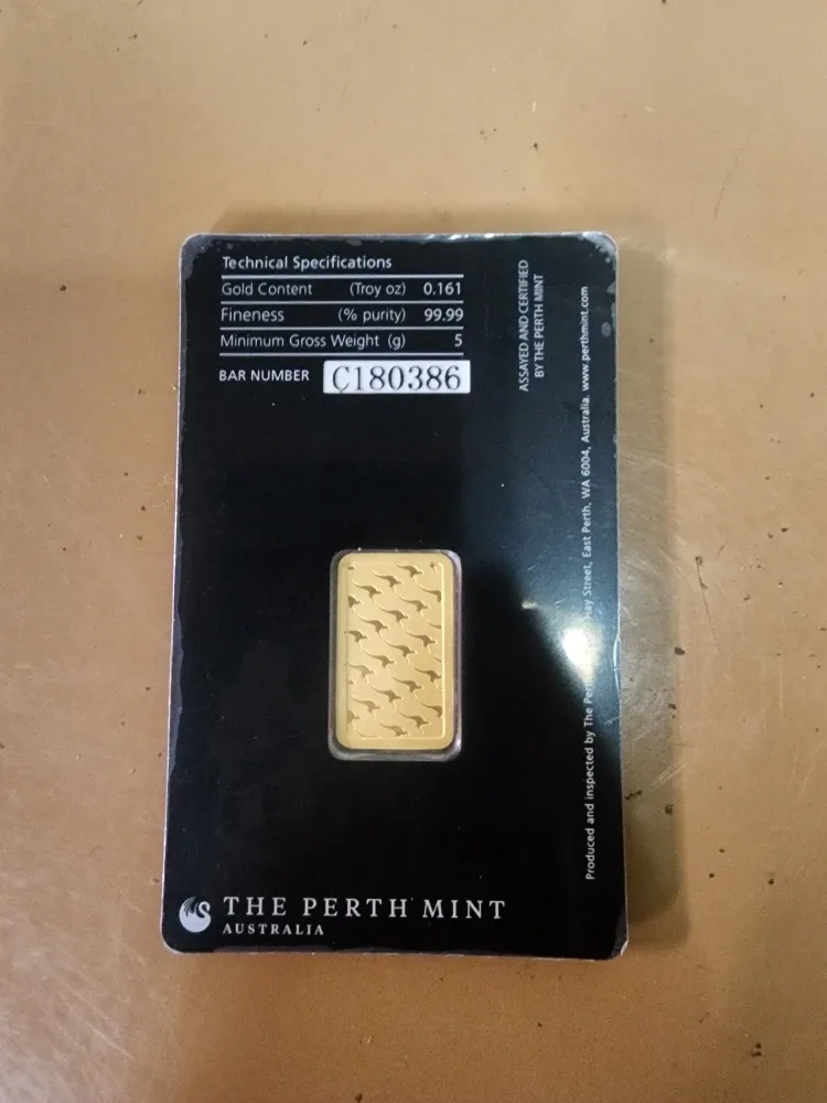 The Perth Mint 5g Gold Bar image indicator(2)