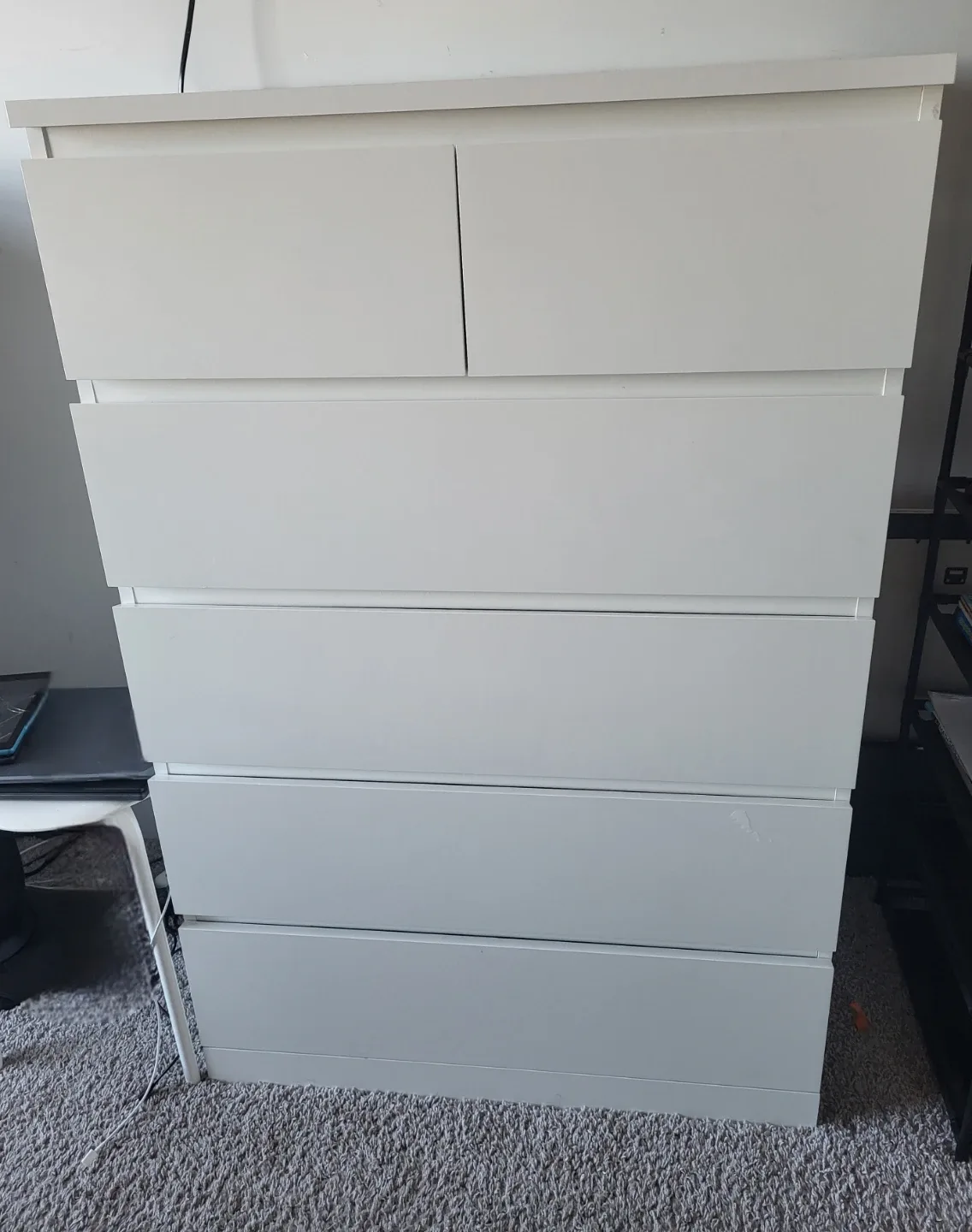White 6-Drawer Dresser thumbnail