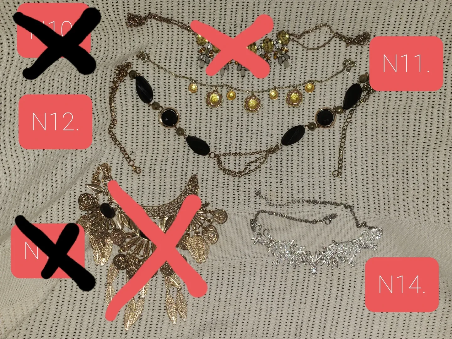 Costume Jewelry - Lot of 26 - Individual Pricing in Description image indicator(5)