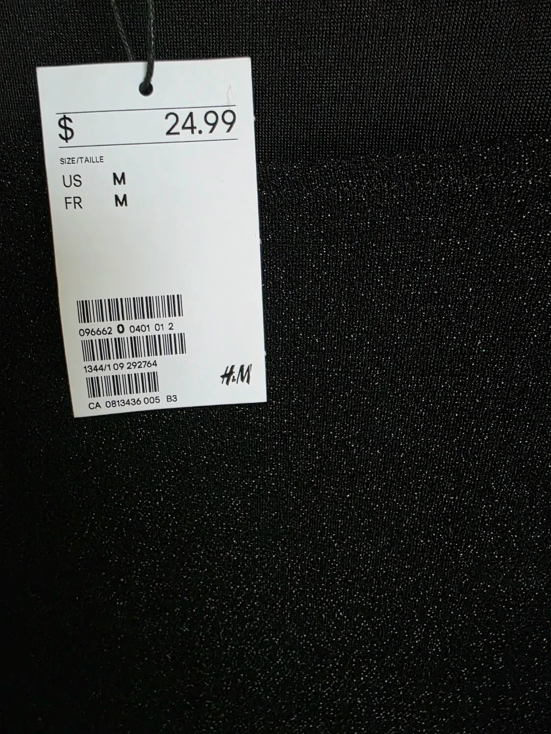 H&M Black Sparkle Dress - Size M image indicator(3)