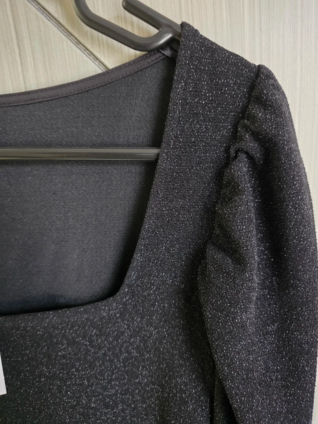 H&M Black Sparkle Dress - Size M image indicator(4)