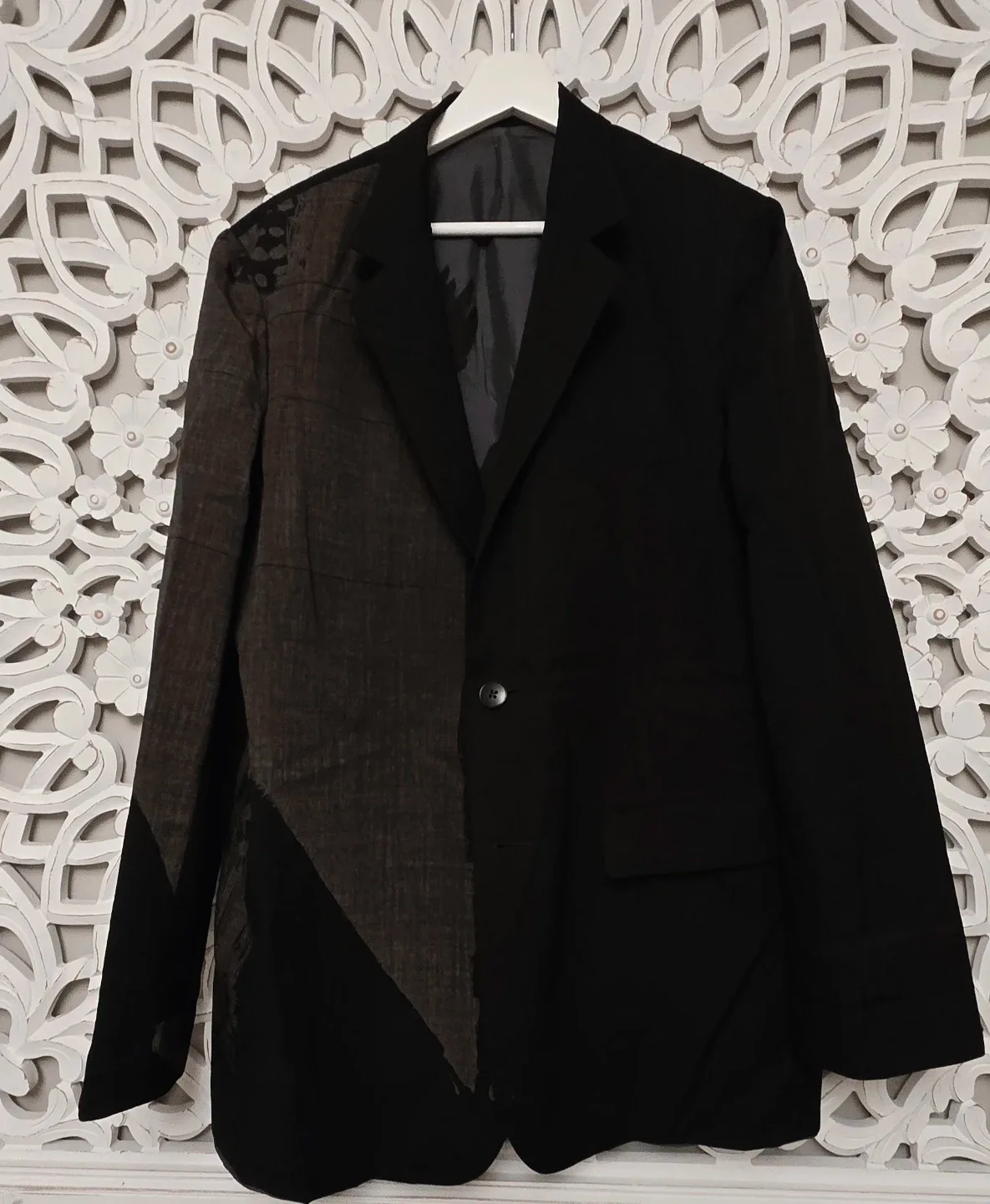 Yohji Yamamoto Pour Homme Black Blazer - Size 3 image indicator(2)