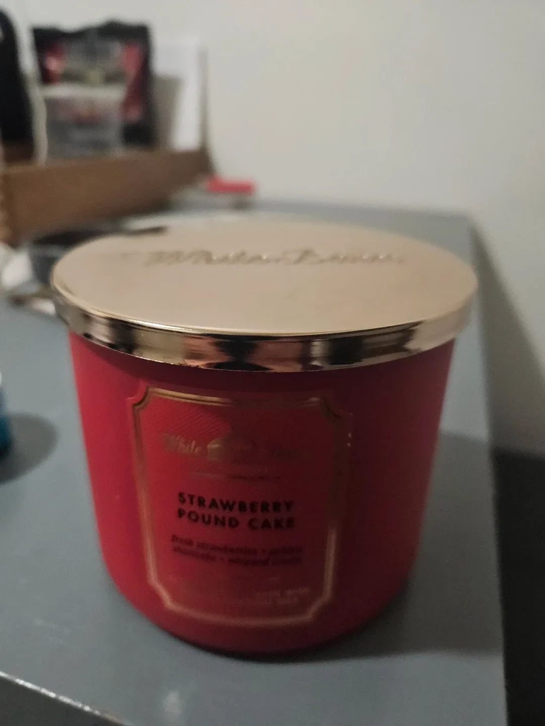 White Barn Strawberry Pound Candle