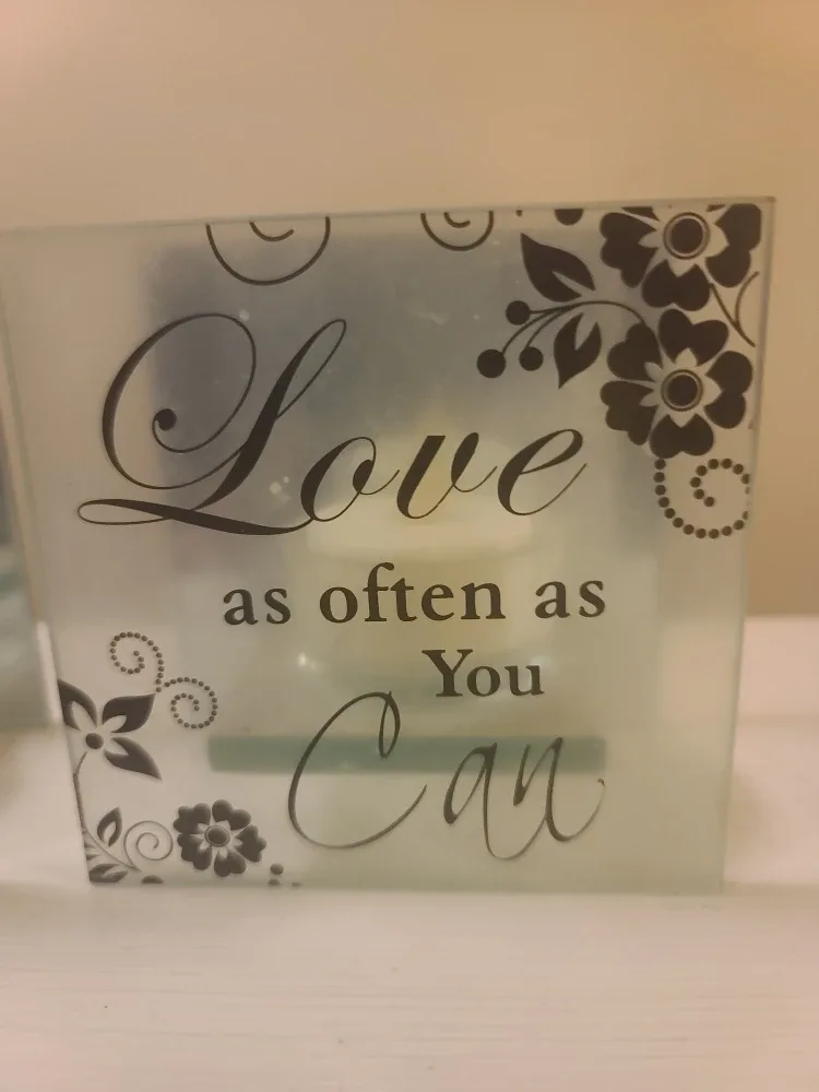 Pair of Frosted Glass Candle Holders image indicator(3)