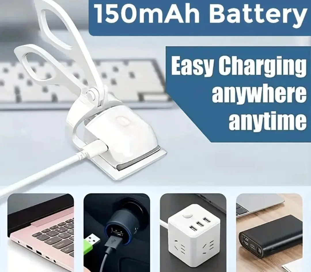 Electric Heated Eyelash Curler – Instant Lift & Lasting Curl ✨ image indicator(6)