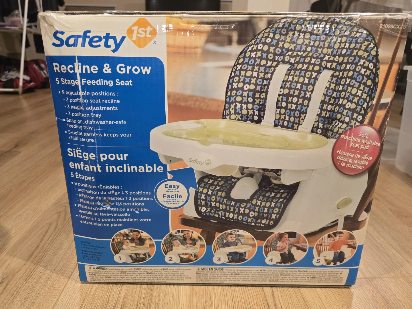Safety 1st Redline & Grow 5 Stage Feeding Seat