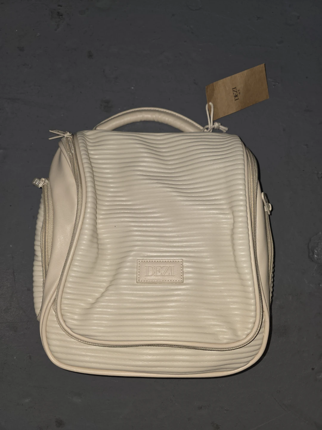 DEZI Toiletry Bag - Cream Color