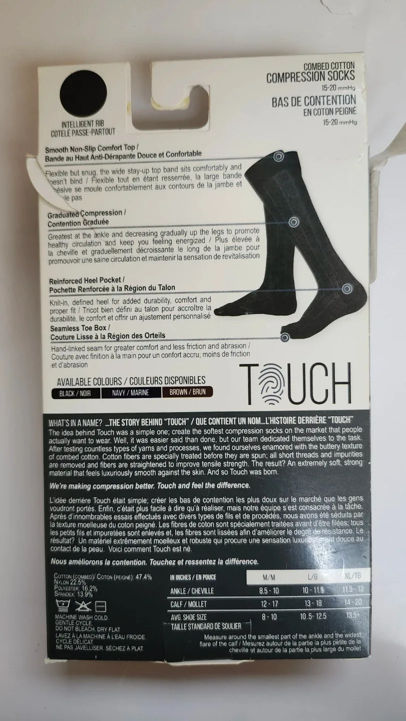 Brand New Touch Compression Socks - Size L/G image indicator(2)
