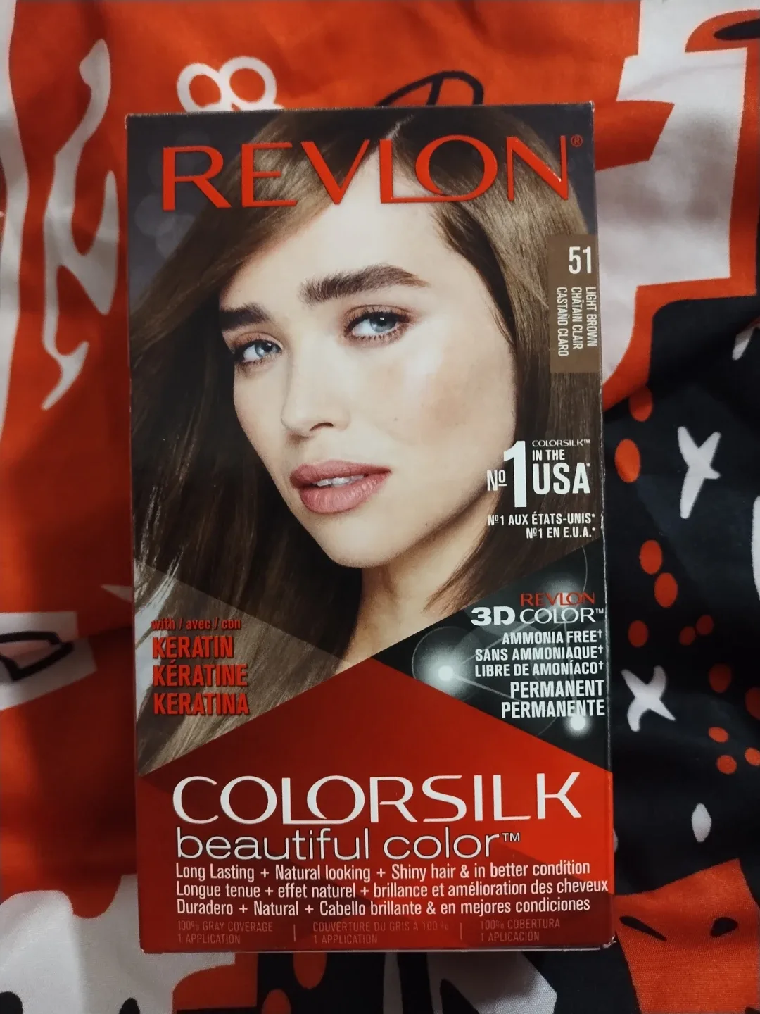 Revlon ColorSilk 51 Light Brown Hair Dye - New