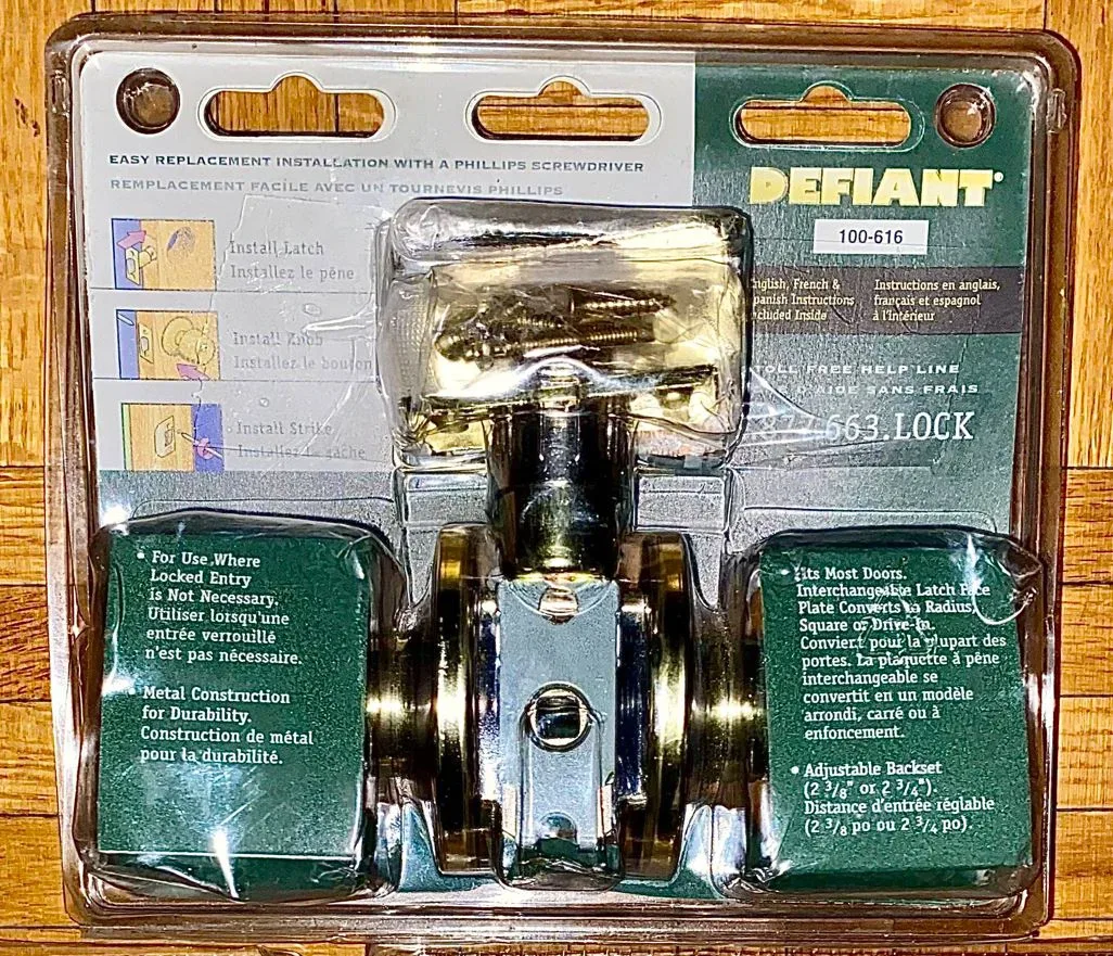 Hall and Closest Non-locking Interior Door Lock - Brand New! 🥕 image indicator(3)