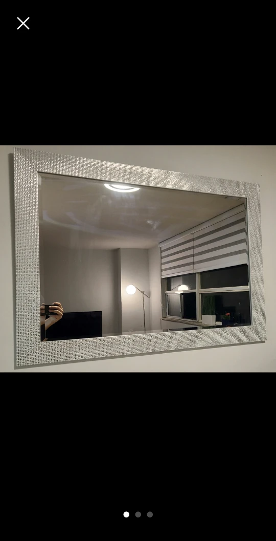 Silver Decorative Wall Mirror