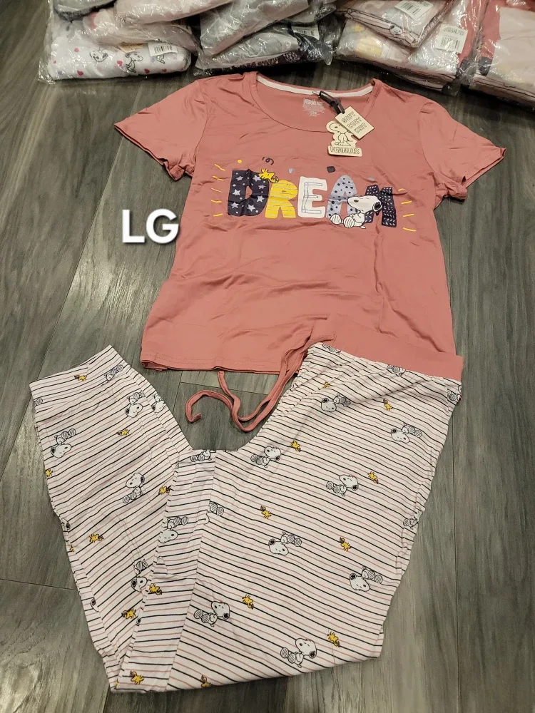 Snoopy Pajama Set - Ladies sizes small, medium,  Large, X-Large image indicator(9)