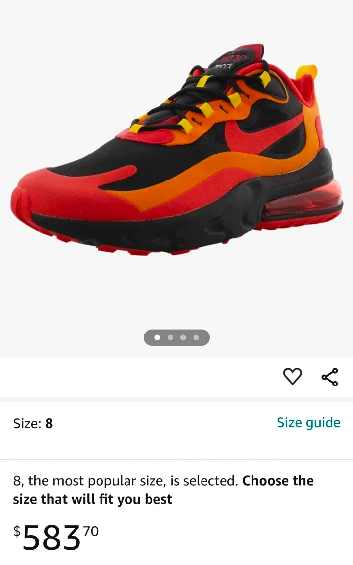 Nike Air Max 270 React - Size 11