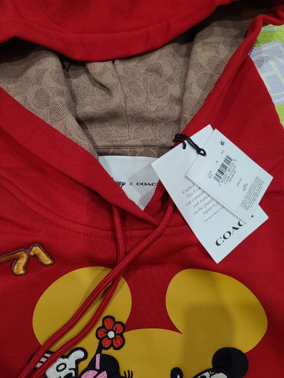 Coach Disney Mickey Minnie Hoodie XL Limited Edition - photo 2