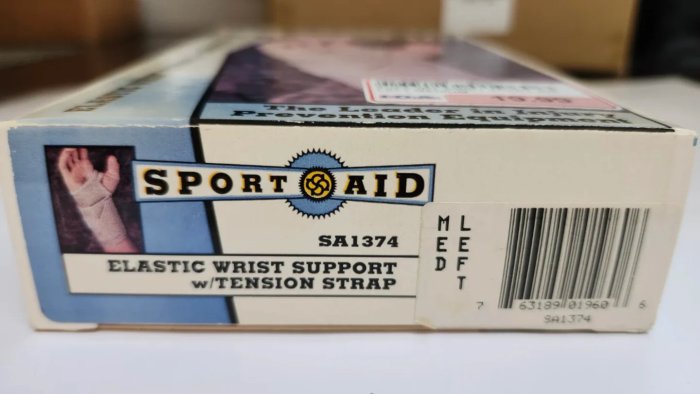 Brand New Sport Aid Elastic Wrist Support - Medium image indicator(3)