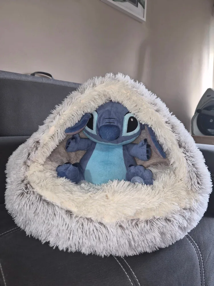 ZaneSun Calming Round Dog/Cat Bed - Coffee