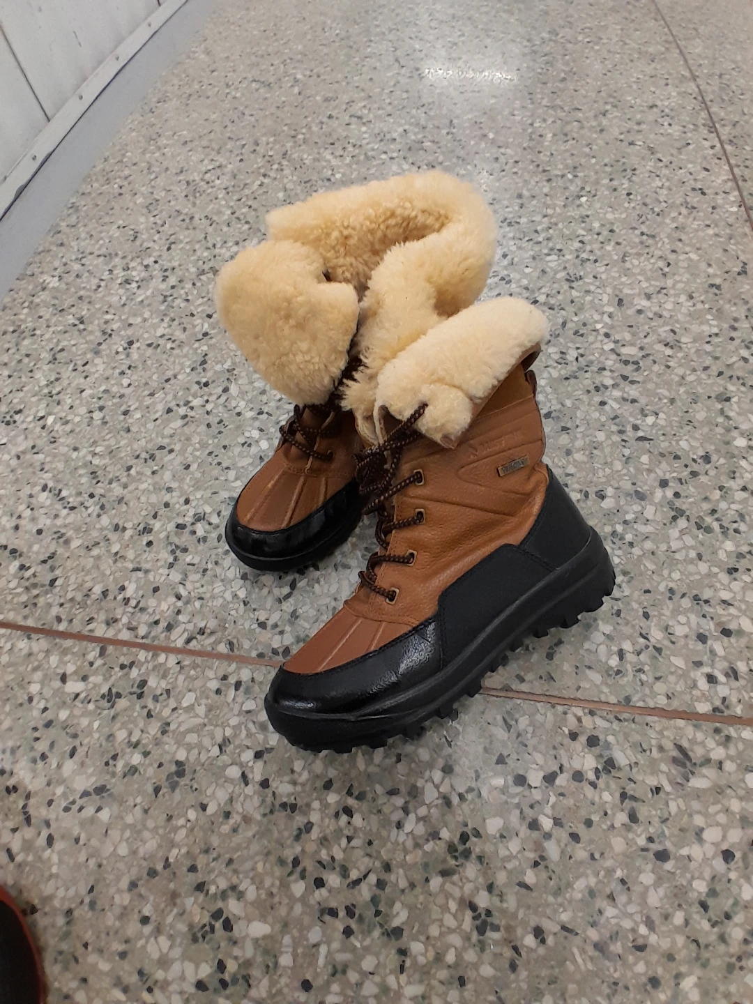 Brown Leather Winter Boots Original Banff Women's size 7 - photo 3
