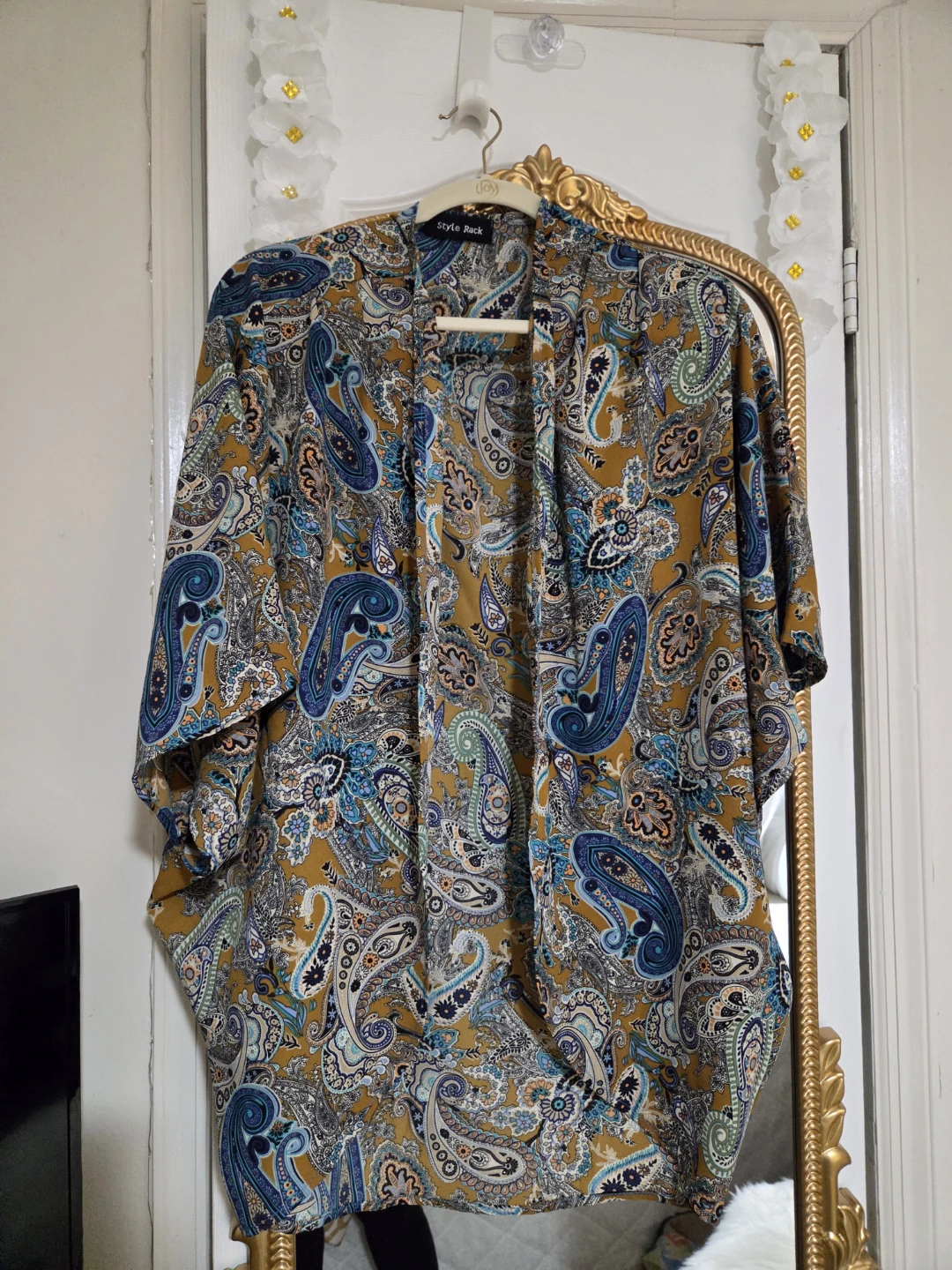 Style Rack Paisley Print Kimono