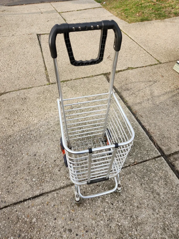 Silver Shopping Cart