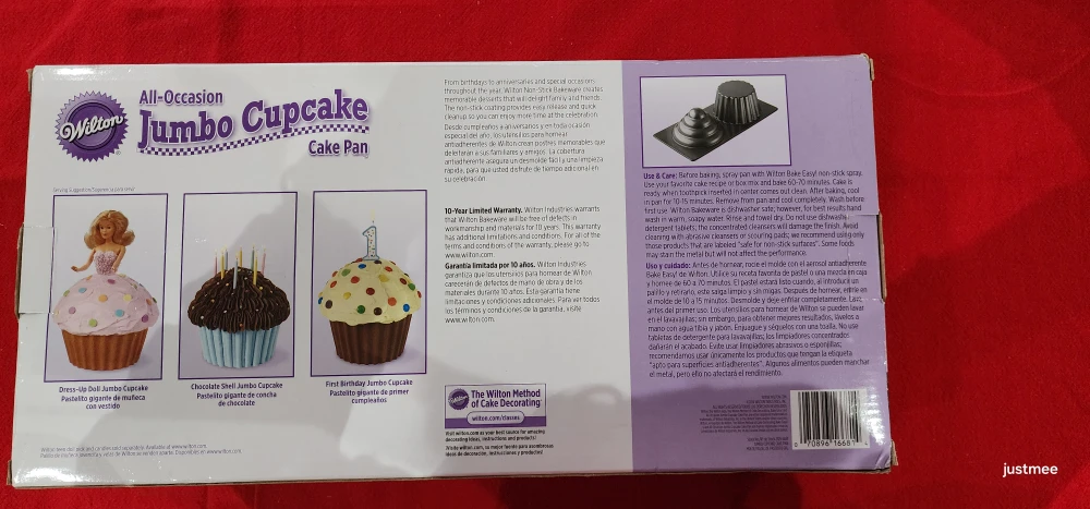 Wilton All-Occasion Jumbo Cupcake Cake Pan - New!  #cleanout - photo 2