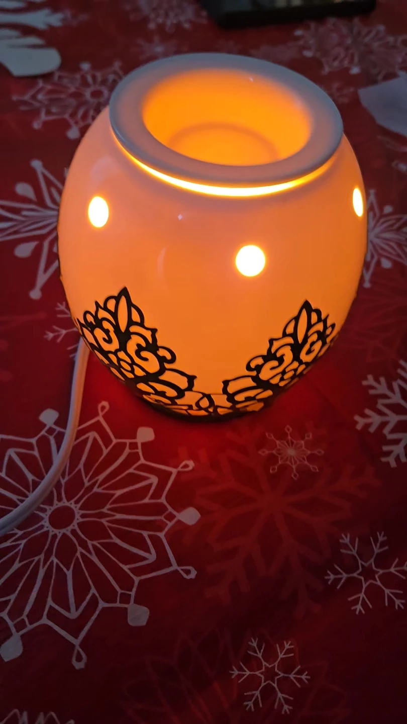 White Ceramic Electric Wax Warmer - photo 3