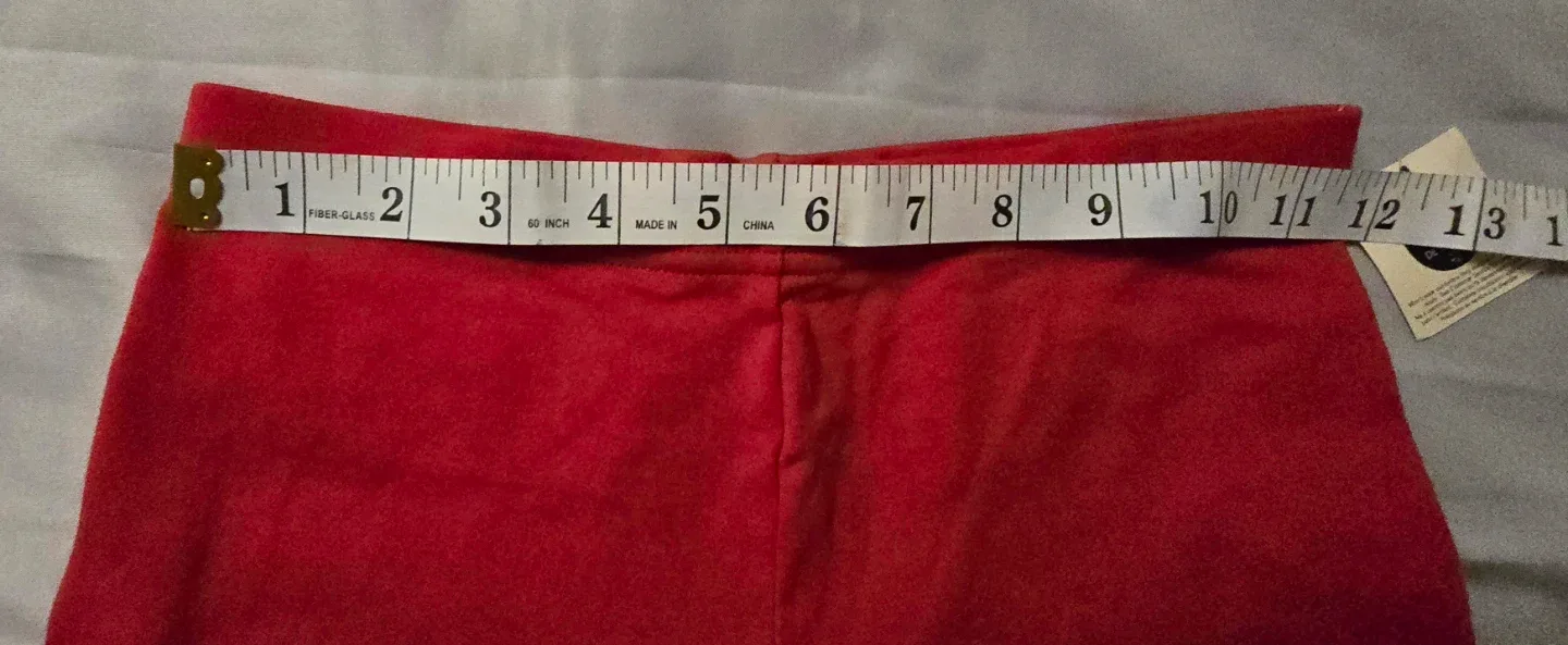 NEW! Red Leggings! Girls Size L (10-12) image indicator(4)
