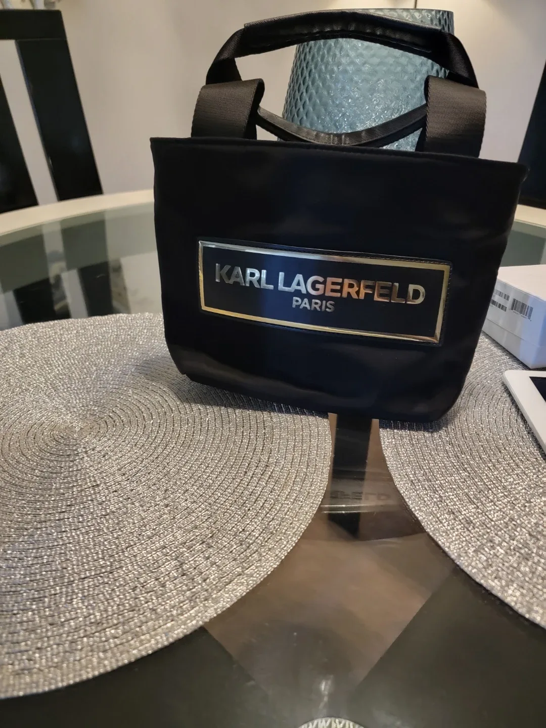 Karl Lagerfeld Paris Black Tote Bag