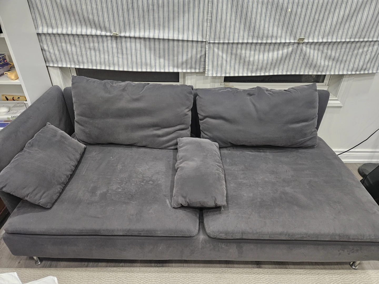 IKEA-Grey Loveseat Sofa