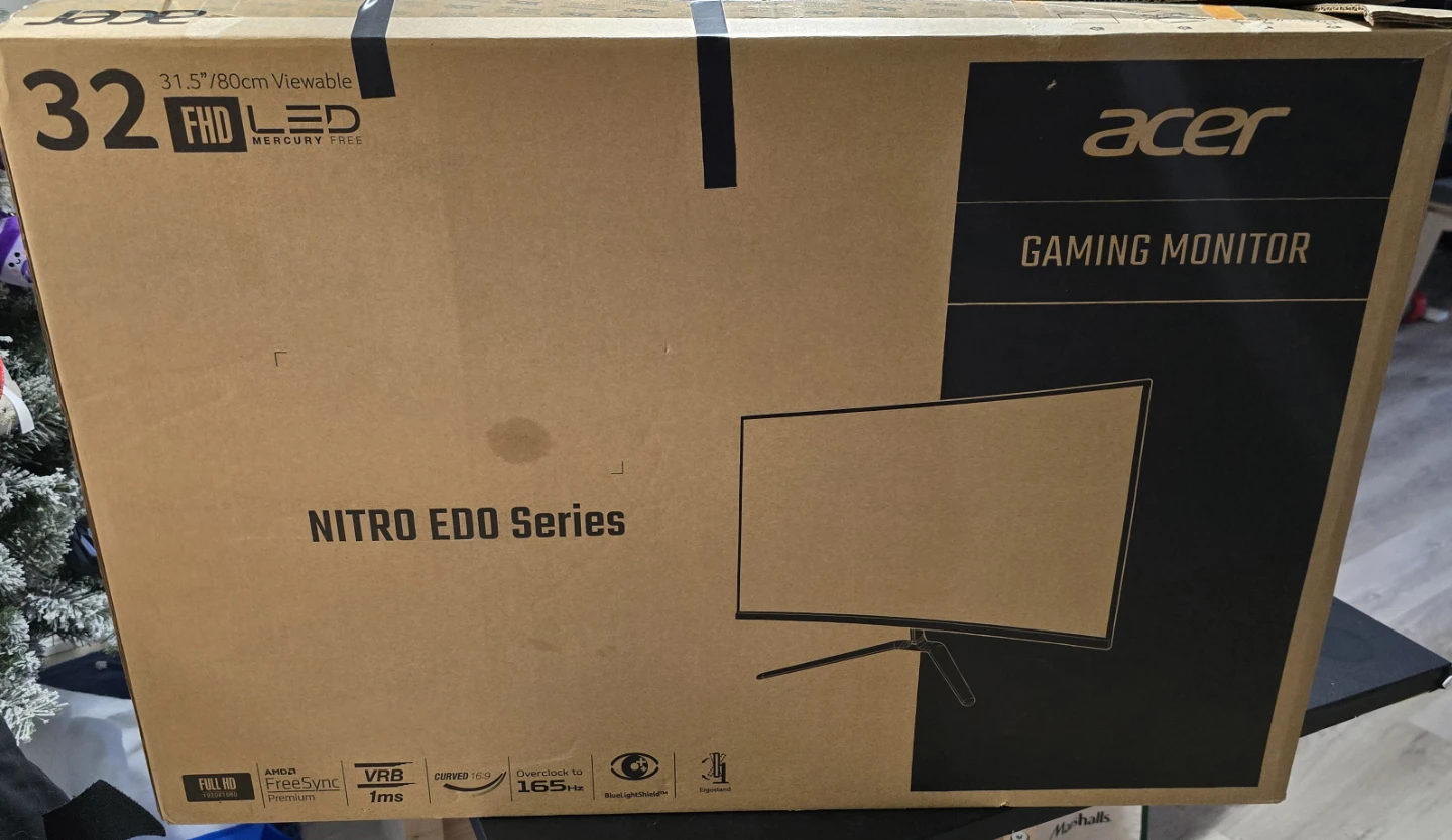 Acer ED320QR 32" Curved Gaming Monitor - Like New! - photo 5