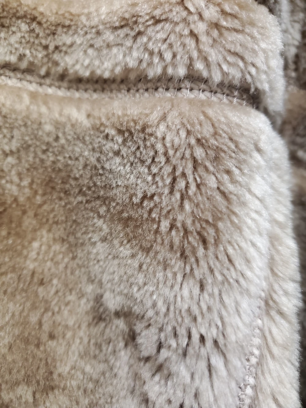 Beige warm winter coat - photo 4