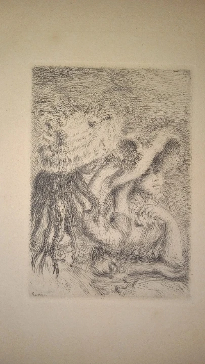 Rare Etching by Renoir