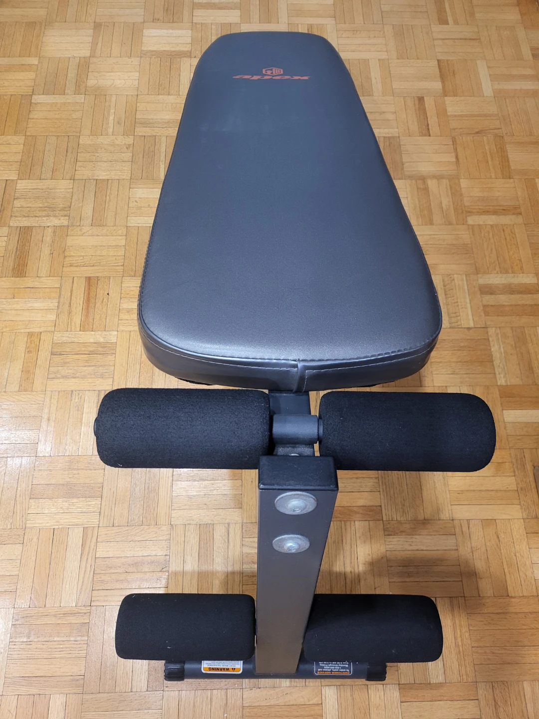 Apex Adjustable Abdominal Bench - Grey - photo 2