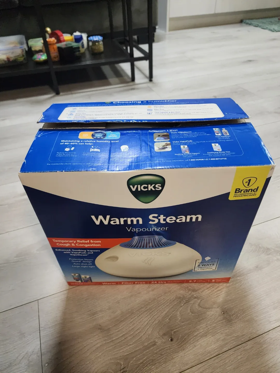 Vicks Warm Steam Vaporizer with VapoSteam