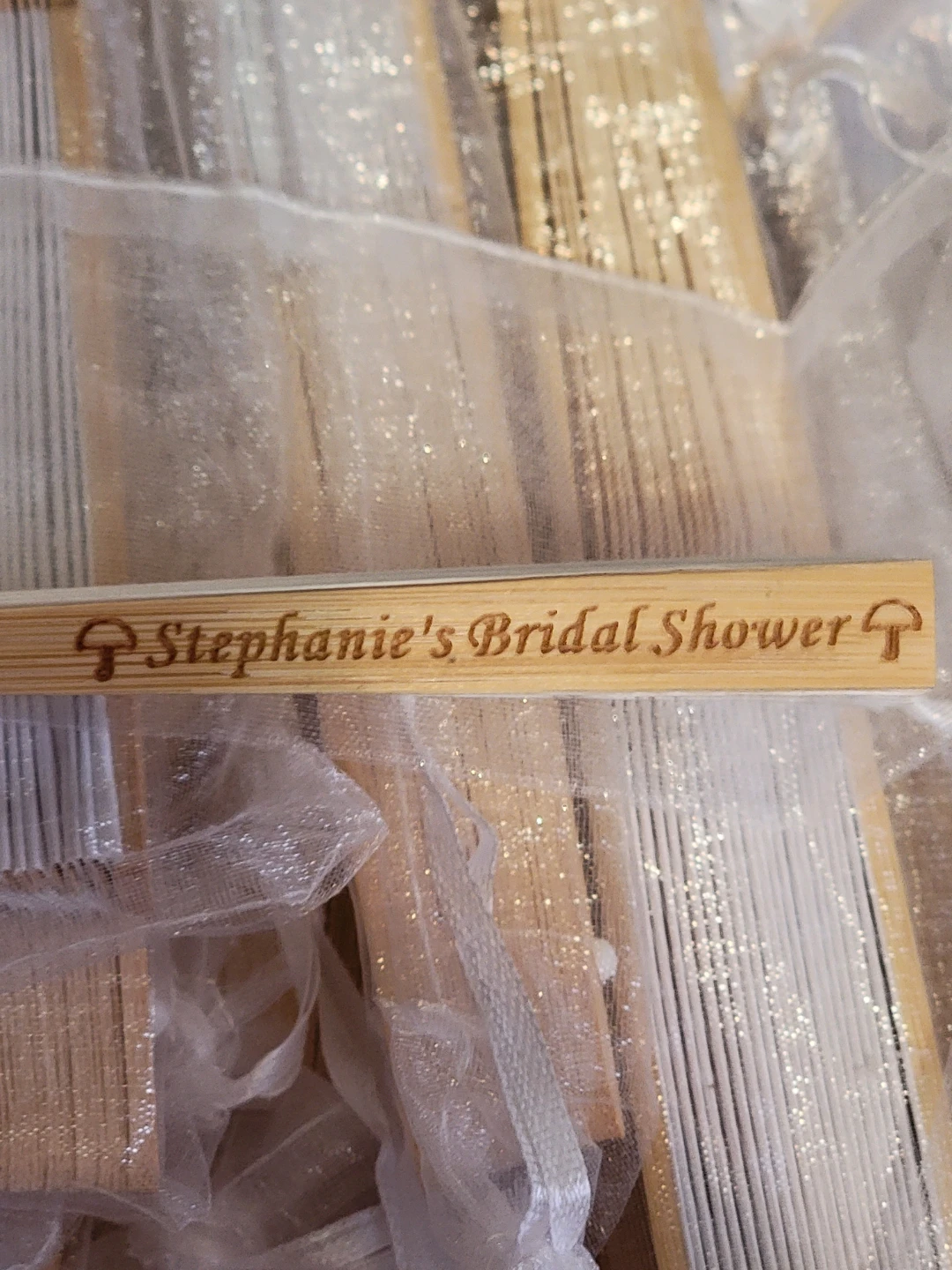 Stephanie's Bridal Shower Hand Fans - photo 4