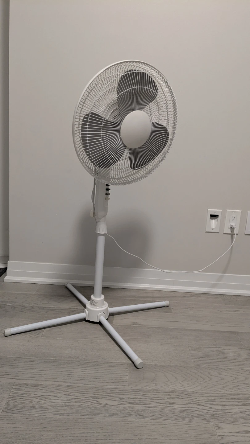 White Pedestal/Stand Fan - photo 2