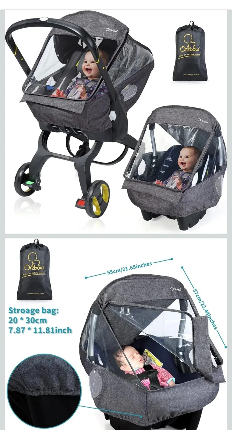 Universal Car Seat cover for infant image indicator(5)