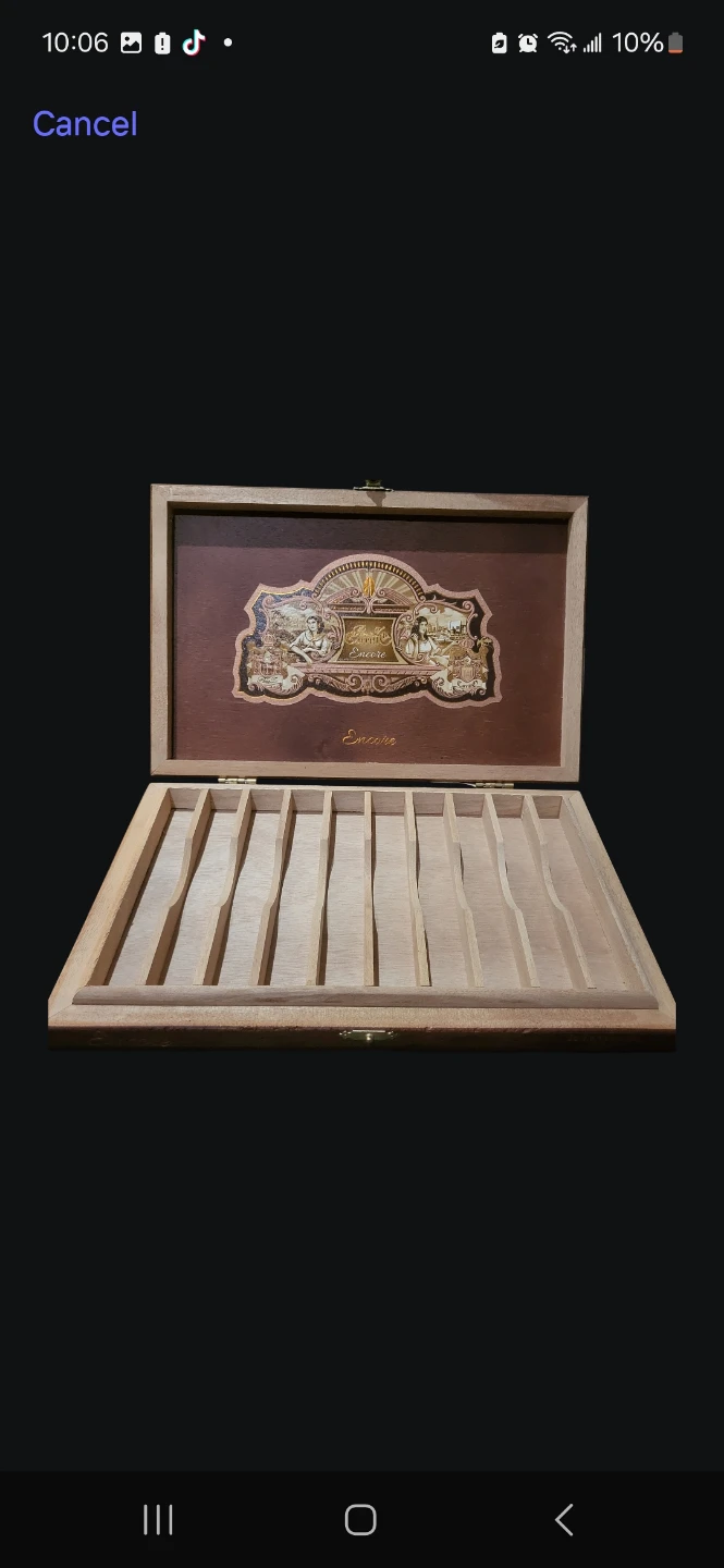 Empty Perez Carrillo Encore Cigar Box - photo 3