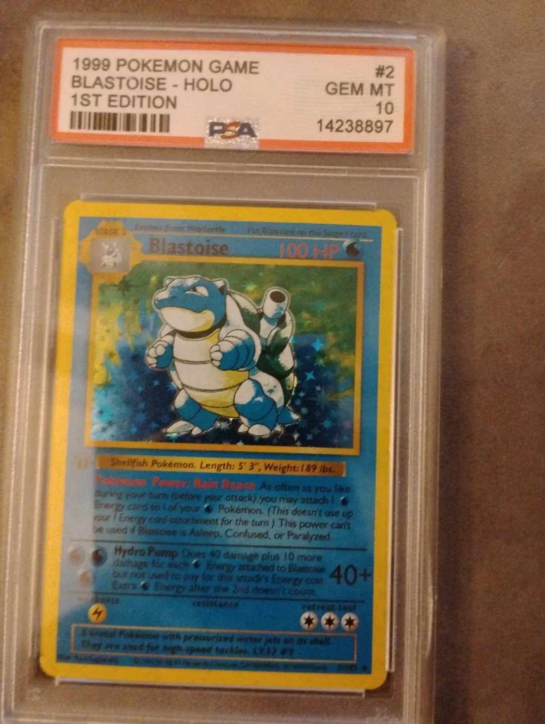 *Blastoise PSA 10 $1100