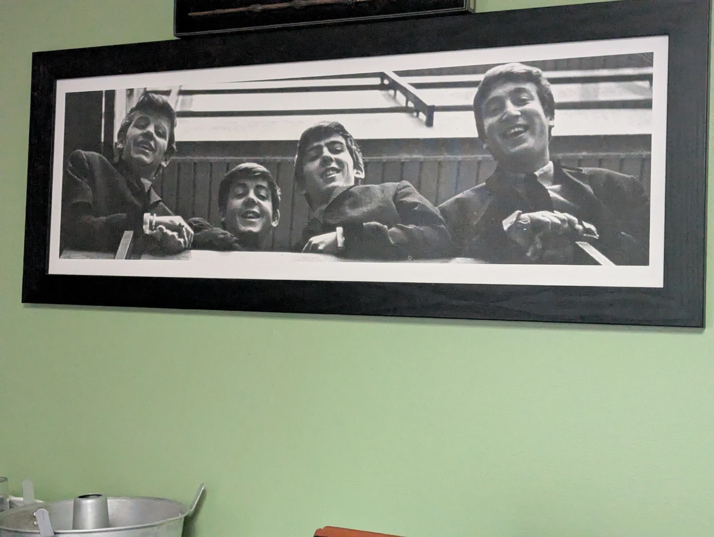 Framed Beatles print