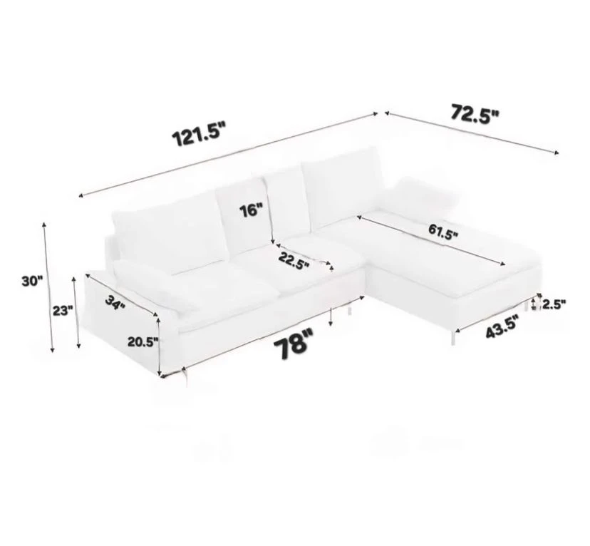 Sofa - L Shape - photo 2