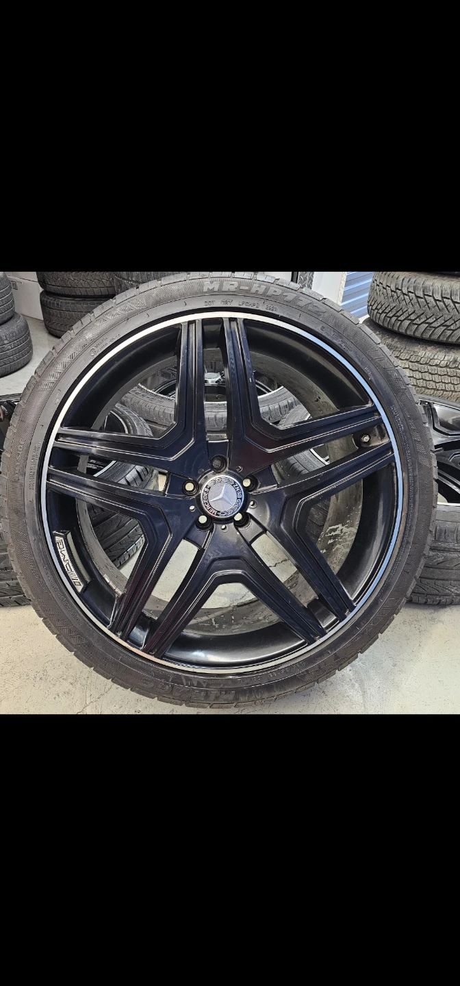 22" MERCEDES BENZ GL, ML CLASS ALLOY RIMS AND SUMMER TIRES