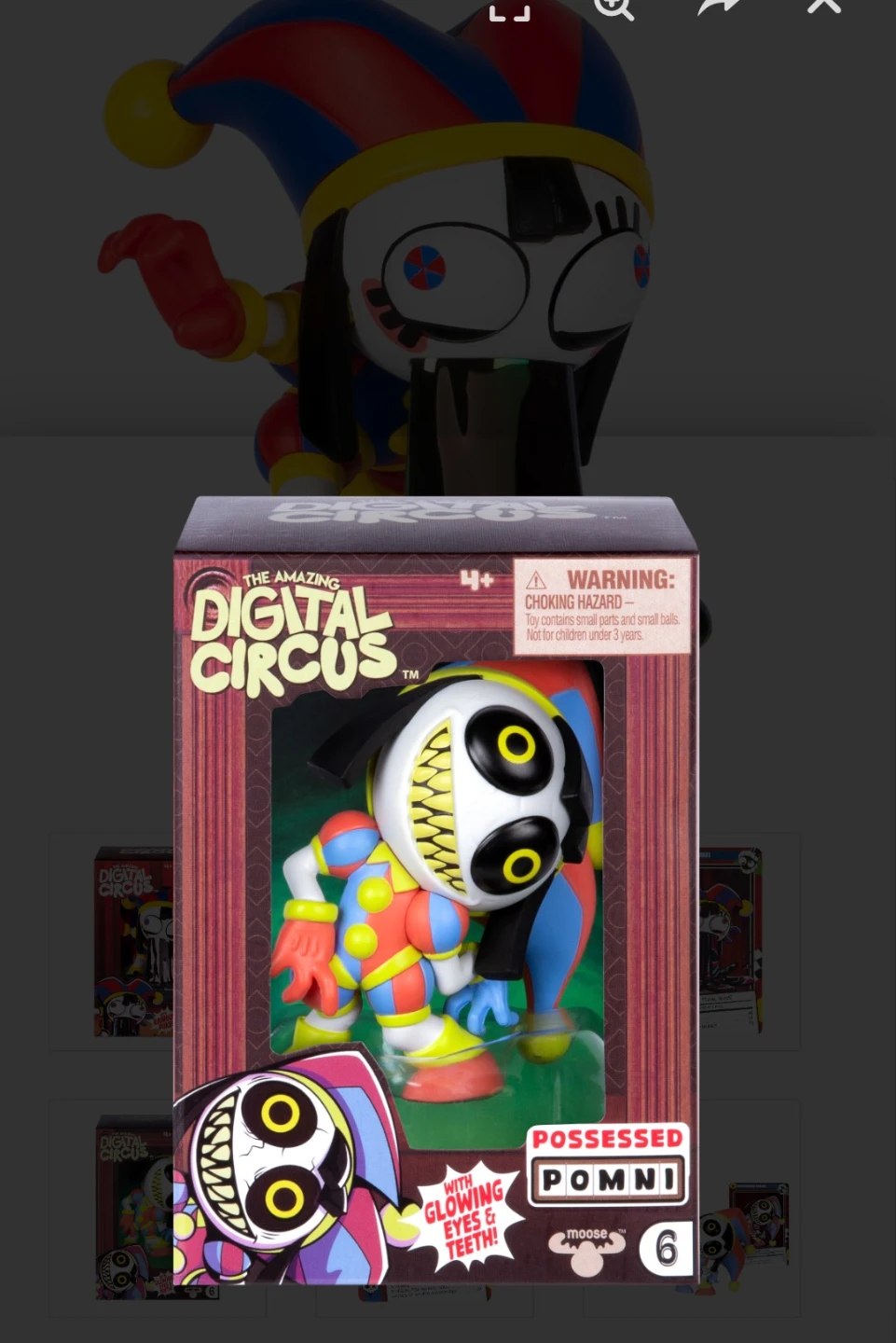 The Amazing Digital Circus Pomni Vinyl Figure