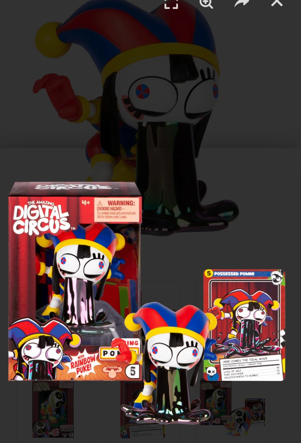 The Amazing Digital Circus Pomni Vinyl Figure - photo 3