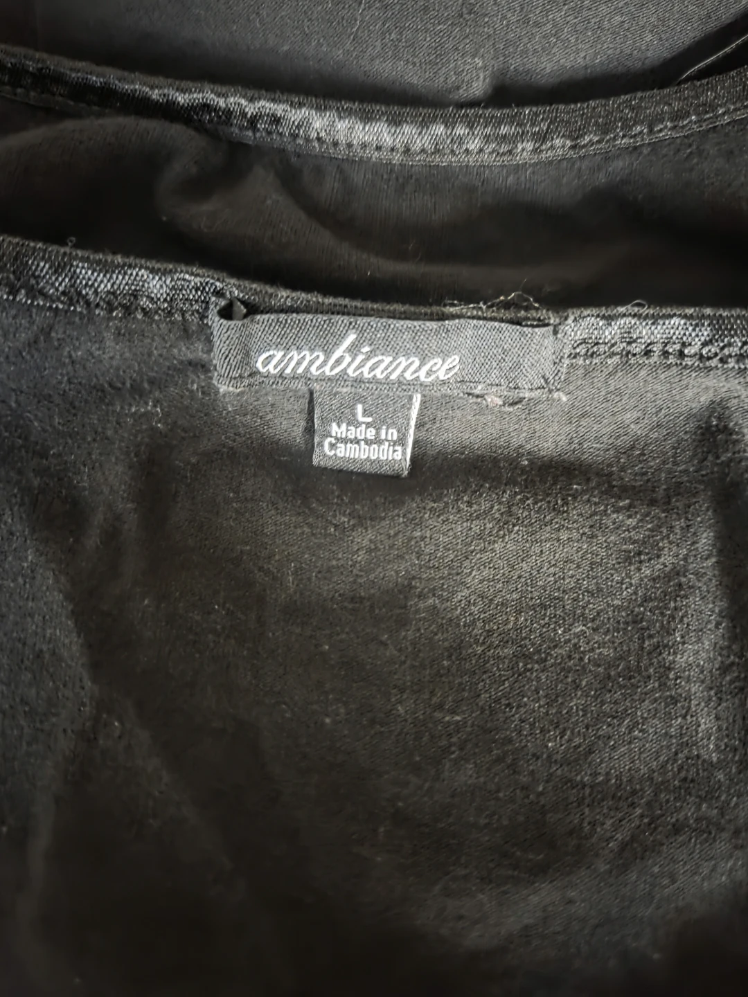 Ambiance Black Cami - Size L - photo 3