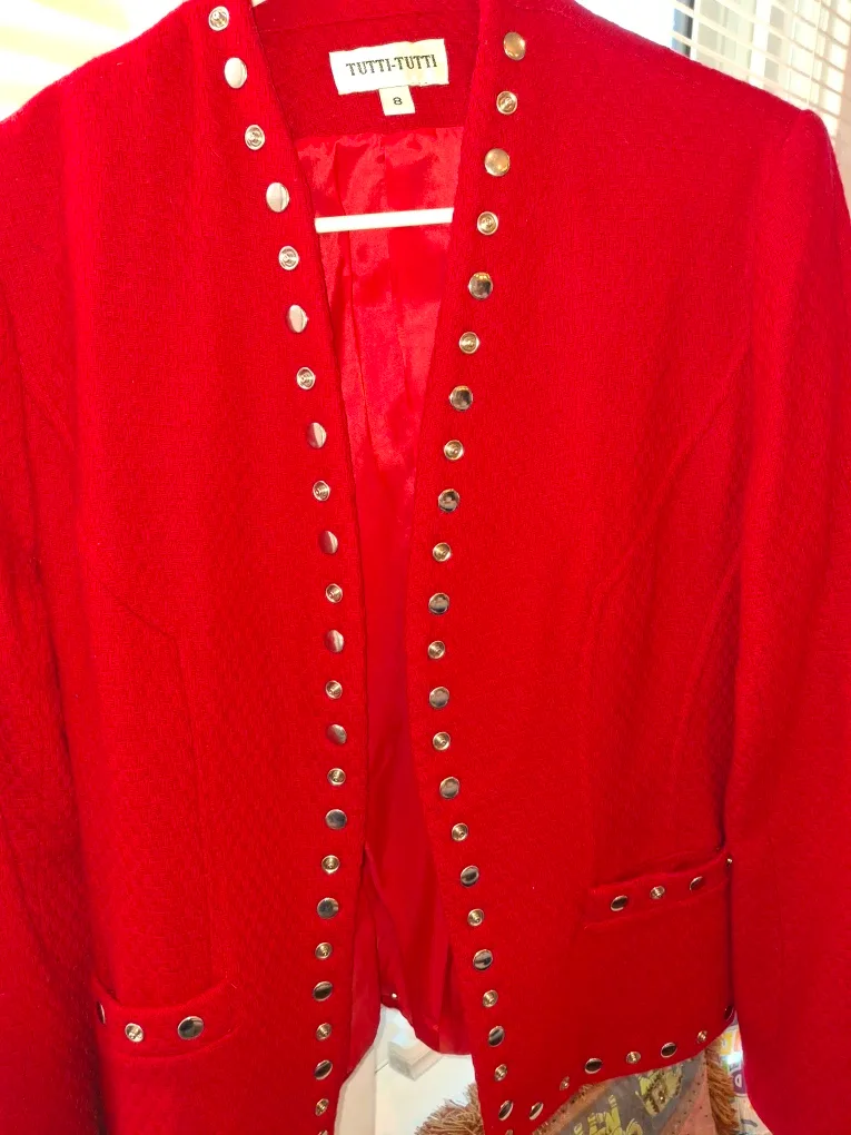 Tutti-Tutti Red Jacket - Size 8 image indicator(2)