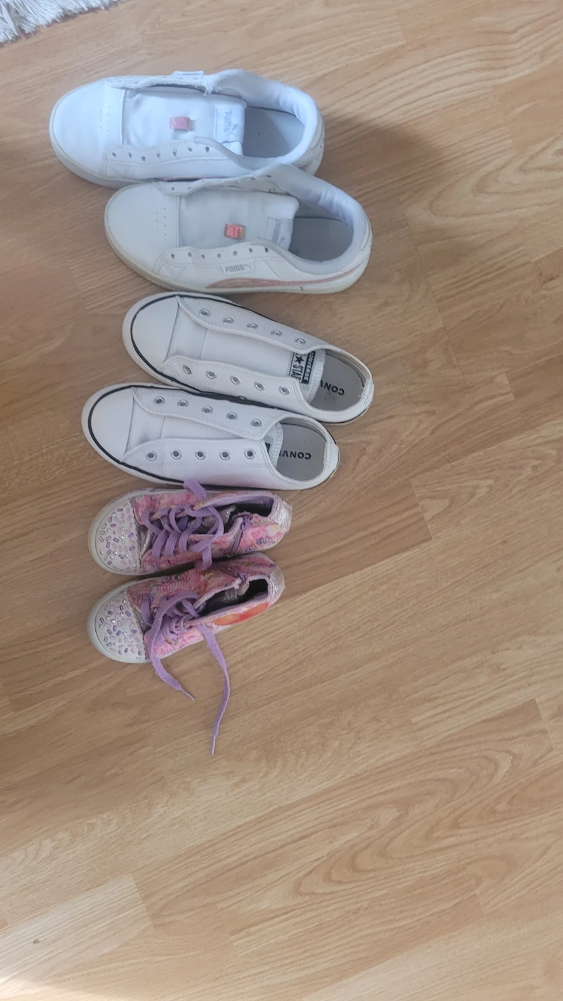 Puma, Converse, Skechers Kids Shoes