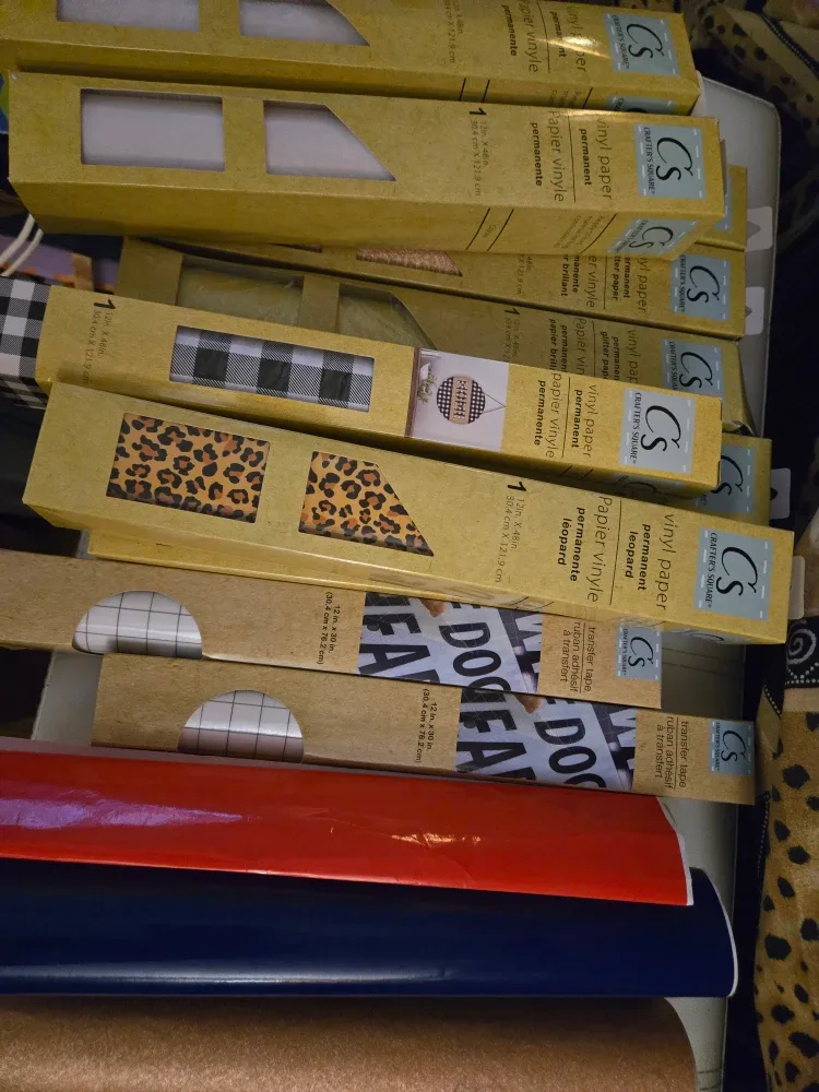 #cleanout -  Crafter's Square Vinyl Paper