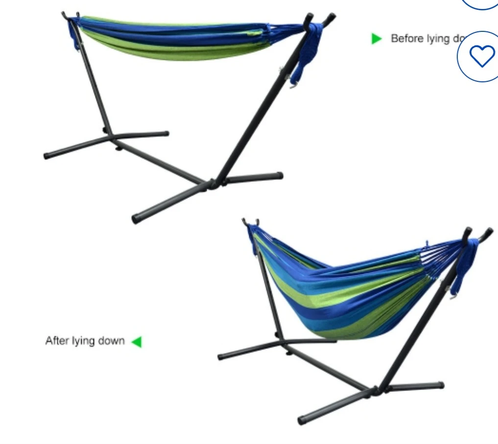 Striped Hammock with Stand & Carry Bag - photo 2